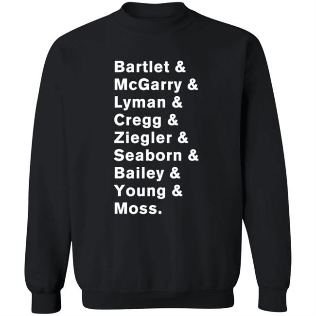 Pop Threads President Bartlet & Staff List Of Names Graphic T Shirt Bartlet Mcgarry Lyman Cregg The West Wing T Shirt Hoodie Pop Threads President Bartlet & Staff List Of Names Graphic T Shirt Bartlet Mcgarry Lyman Cregg The West Wing T Shirt Hoodie