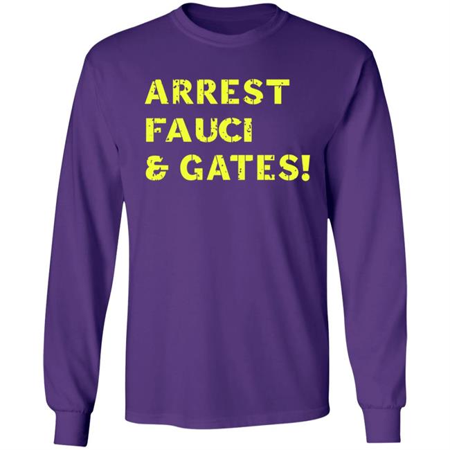 Sandi Bachom Arrest Fauci & Gates T Shirt Sandi Bachom Arrest Fauci & Gates T Shirt