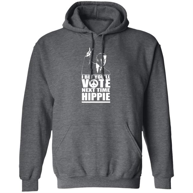 George W Bush I Bet You'll Vote Next Time Hippie Shirt George W Bush I Bet You'll Vote Next Time Hippie Shirt