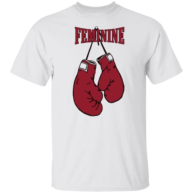 Hayley Feminine Boxing Gloves Tee Shirt