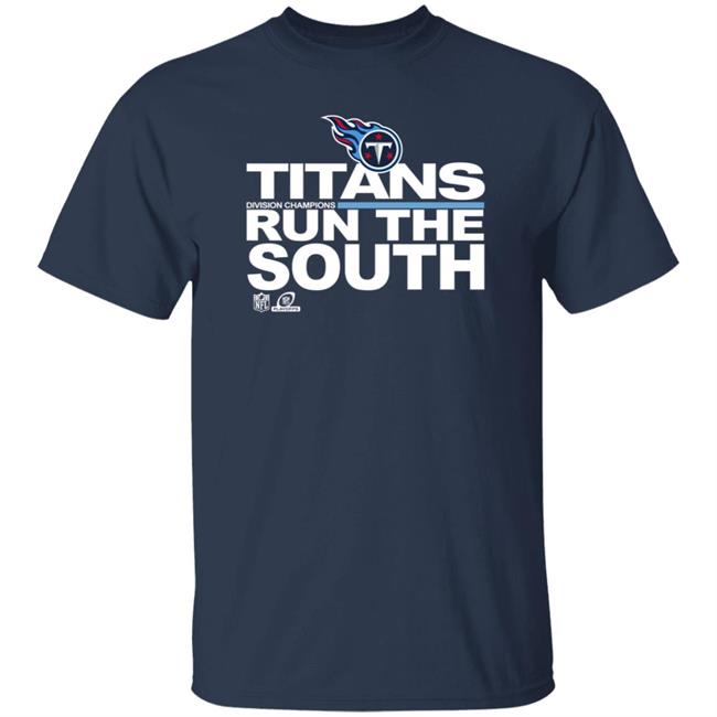 Titans Division Champions Run The South Shirt Tennessee Titans AFC South Division Champions Trophy Collection T Shirt