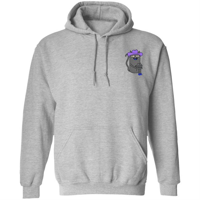 Sinjin Drowning Merch Cat Cowboy Sinjin Riders Austin Tx Hoodie