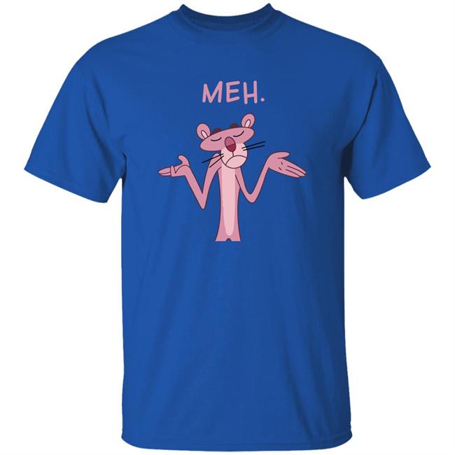 Qwertee Shop Pink Apathy Meh Shirt