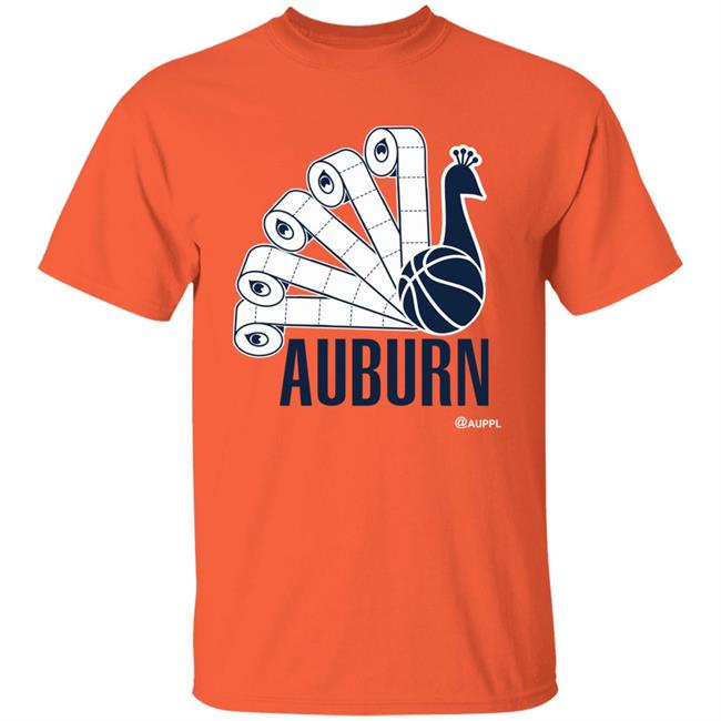Peacock Auburn Auppl War Eagle Shirt Plainsman Parking Lot