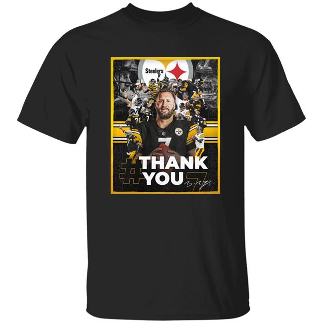 Pittsburgh Steelers Thankyou7 Ben Roethlisberge Shirt