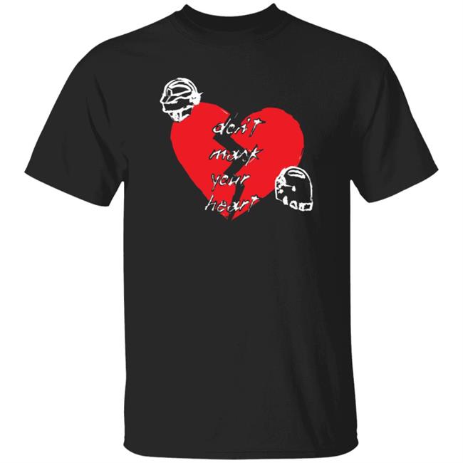 Shirtbimbo Merch Daft Heart Don't Mask Your Heart Shirt Daft Punk T Shirt