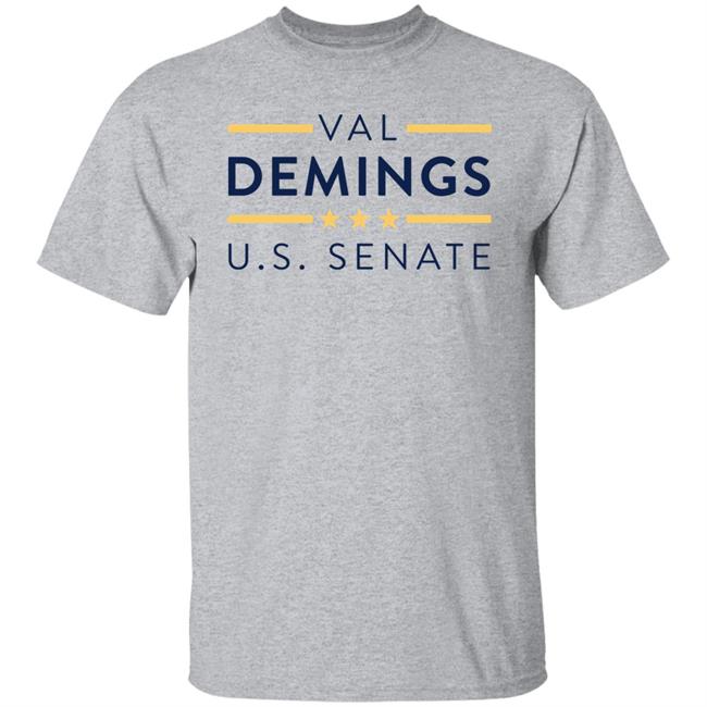 Val Demings For US Senate Shirt Tiff Prayerfully Optimistic