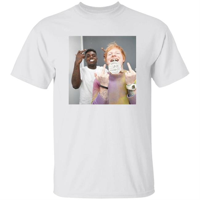 Rap TV Kodak Black With Ed Sheeran Shirt