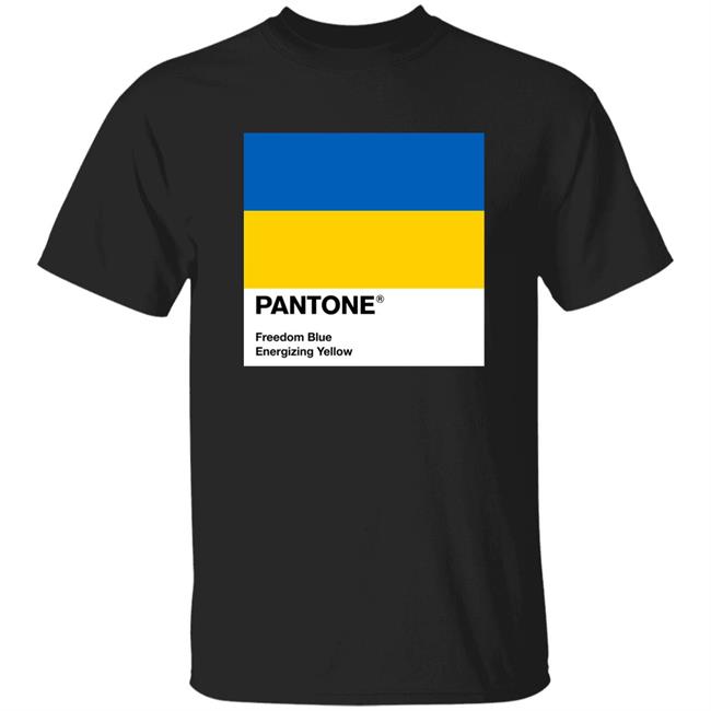 Pantone Freedom Blue Energizing Yellow Shirt