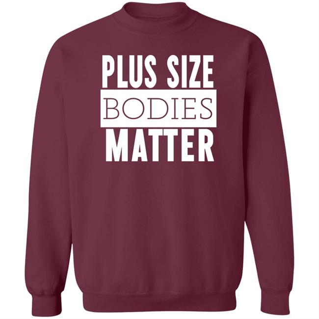 Plus Size Bodies Matter Hoodie Big Mama Sandy Plus Size Bodies Matter Hoodie Big Mama Sandy