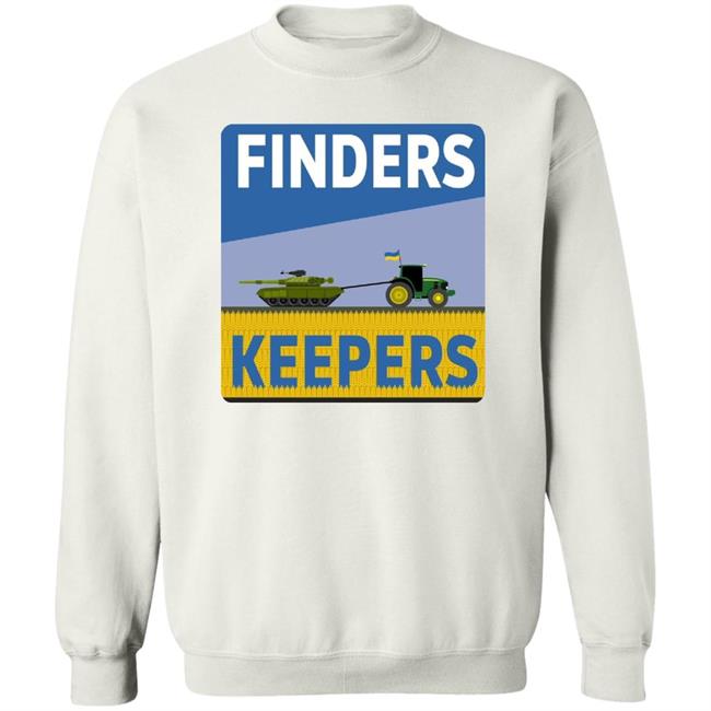 Finders Keepers Shirt Ukrainian Farmers Stealing Putin's Tanks Finders Keepers Shirt Ukrainian Farmers Stealing Putin's Tanks
