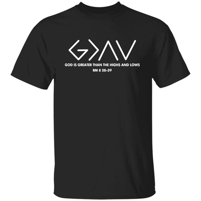 Rinsolaaaa God Is Greater Than The Highs And Lows Rm 8 38-29 Shirt Rinsola Lopez