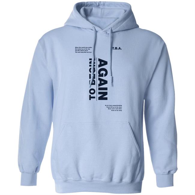 Ingrid Michaelson Merch Tba To Begin Again Hoodie