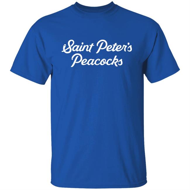 Homefield Merch Store Saint Peter's Basketball Script Shirt SPUAthletics