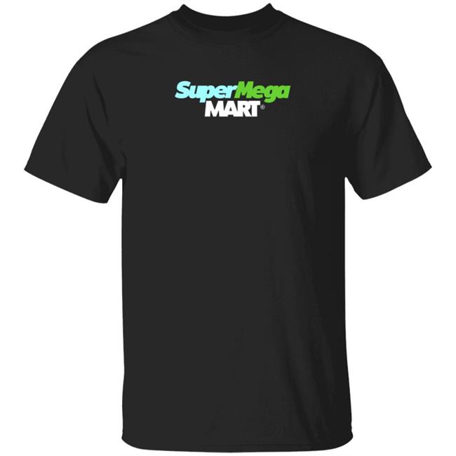 Supermega Mart Merch Logo Tee Shirt