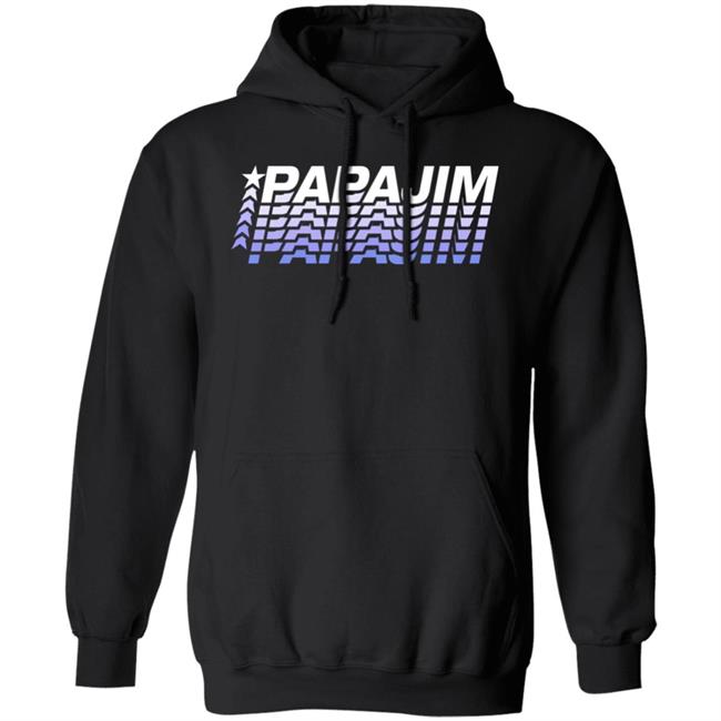 Danny Duncan Merch Papa Jim Stacked Black Hoodie