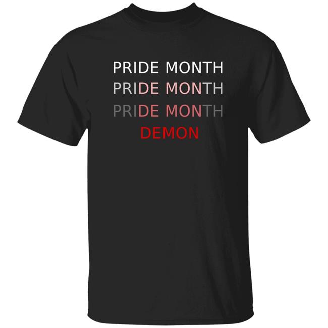 Pride Month Pride Month Pride Month Demon Shirt Undying Apparel Merch Hedgemom