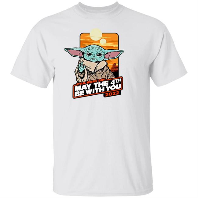 Grogu Star Wars May The 4Th Be With You 2022 Shirt Shop Disney