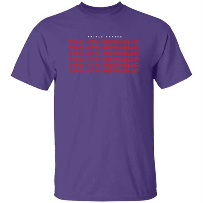 The 4Th Republic Prince Kaybee T Shirt The 4Th Republic Prince Kaybee T Shirt