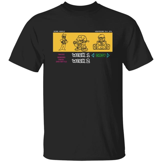 Sharkrobot Merch Friday Night Funkin Story Mode Shirt Phantom Arcade