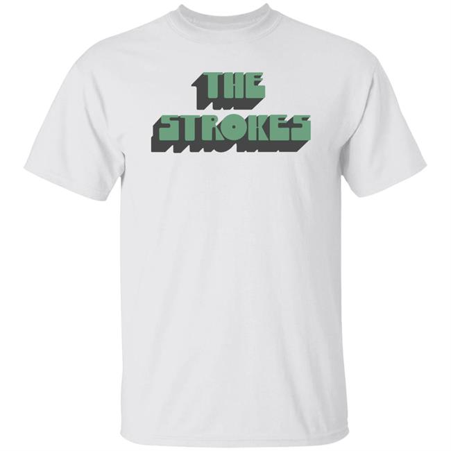 The Strokes Shop Merch The Strokes Vintage Text Shirt