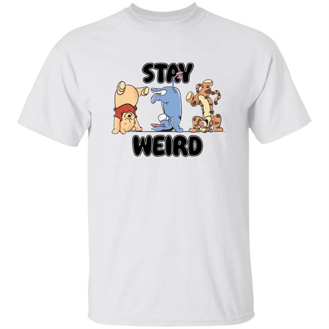 Qwertee Shop Stay Weird Shirt By Turborat
