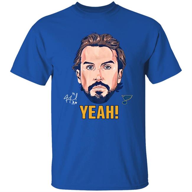 Justin Faulk Yeah Shirt St. Louis Blues Stl Authentics Merch