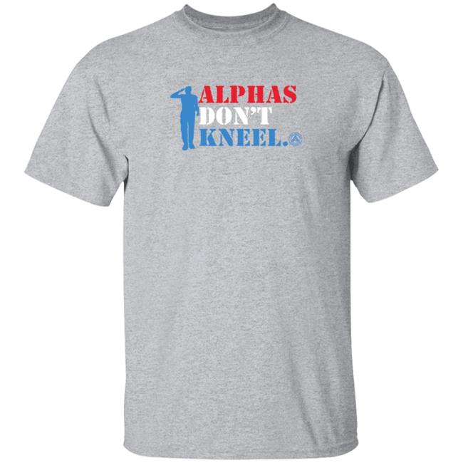 Alpha American Apparel Merch Alphas Don't Kneel T Shirt