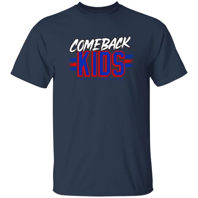 Comeback Kids 2022 Playoffs Shirt We Bleed Blue NYC Merch Store