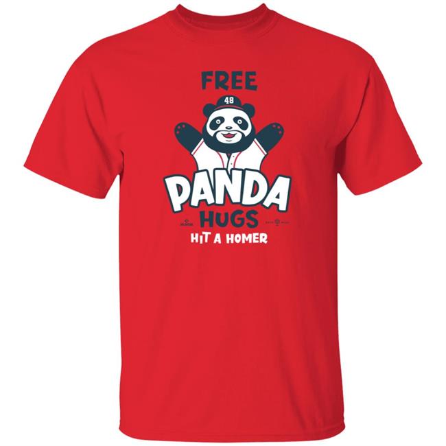 Roto Wear Merch Free Panda Hugs T Shirt Pablo Sandoval