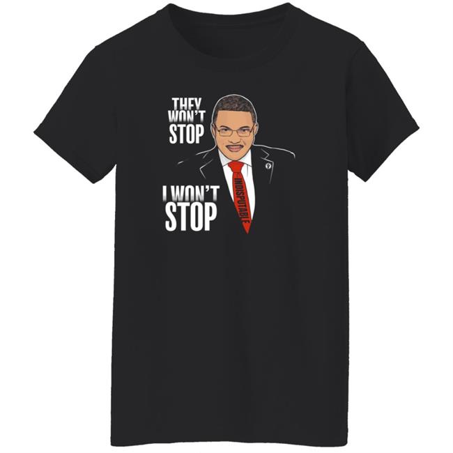 Dr. Rashad Richey Cenk Uygur They Won't Stop I Won't Stop Shir Shop TYT Merch