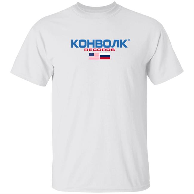 Convolk Merch Volko Sport Kohbork Records Tee Shirt white