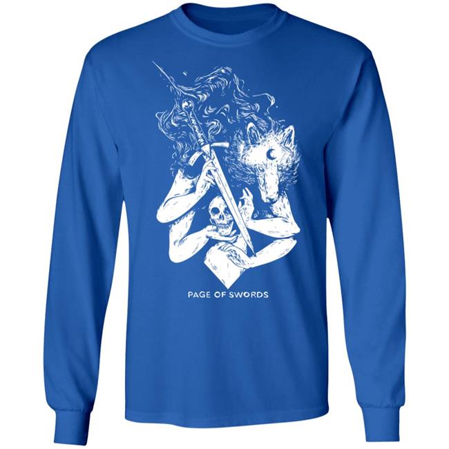Fenrir Furry Wolf Skull Jack Store Page Of Swords Shirt