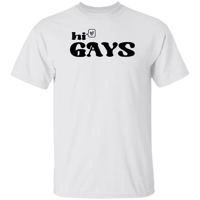 Chrissy Hi Gays Tee Shirt Chrissy Chlapecka Merchandise