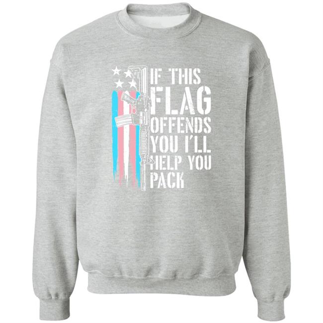 Obama Era Conservative Memes Is This Flag Offends You I'll Help You Pack Shirt