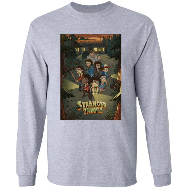 Stranger Things X Gravity Falls Shirt Maik Check Stranger Things Brasil