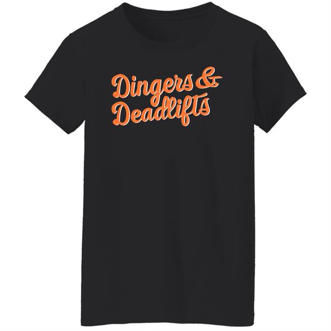 SF Giants on NBCS Zazzle Merch Dingers And Deadlifts Long Sleeve