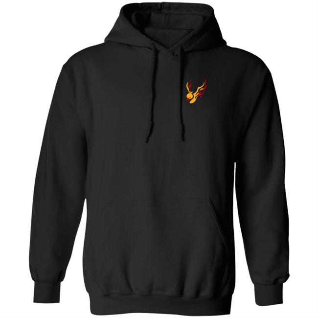 Quackity Merch Red Phoenix Duck Hoodie