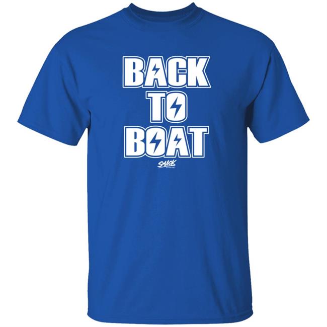 Smack Apparel Merch Back To Boat Shirt Tampa Bay Hockey
