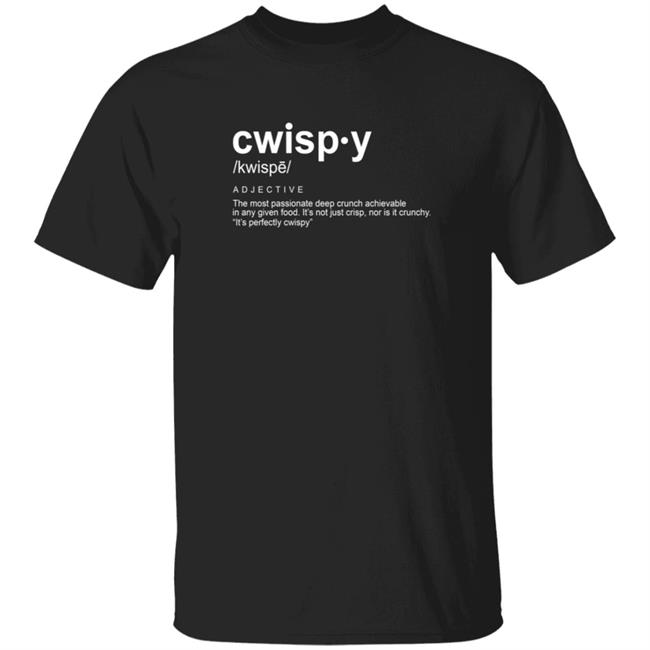 Joshua Weissman Merch Cwispy Black Shirt