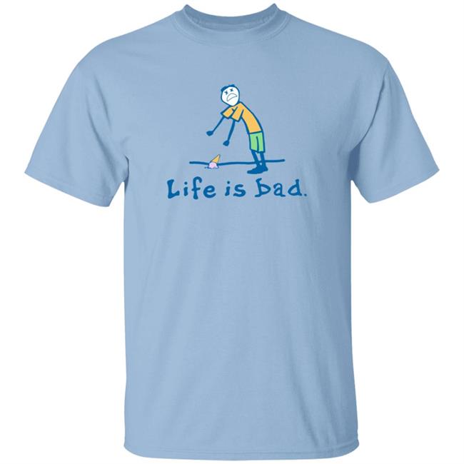 Ross Creations Merch Life Is Bad Tee Shirt