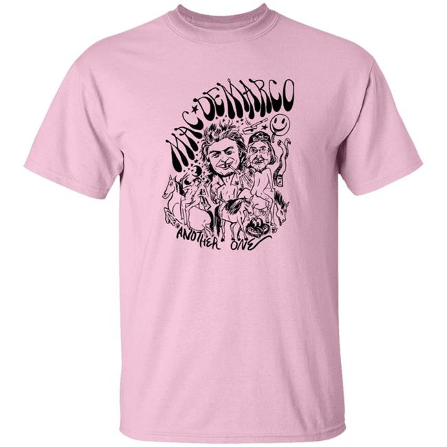 Mac Demarco Merch Mac Demarco Another One White T Shirt Hang - Mac Demarco Merch Mac Demarco Another One White T Shirt