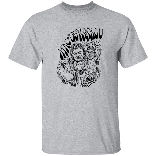 Mac Demarco Merch Mac Demarco Another One White T Shirt Hang - Mac Demarco Merch Mac Demarco Another One White T Shirt