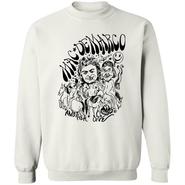Mac Demarco Merch Mac Demarco Another One White T Shirt Hang - Mac Demarco Merch Mac Demarco Another One White T Shirt