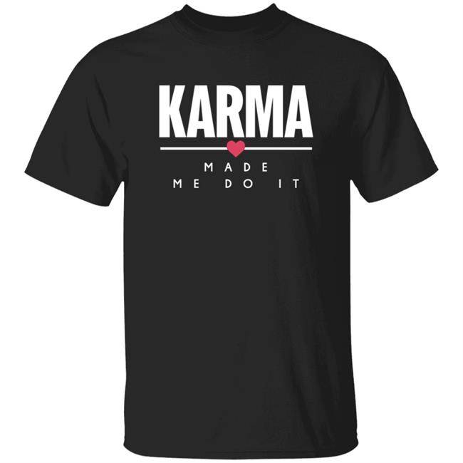 Quang - Hybrid Apparel Blk Karma Made Me Do It Tee Shirt Jamie Ott Blom