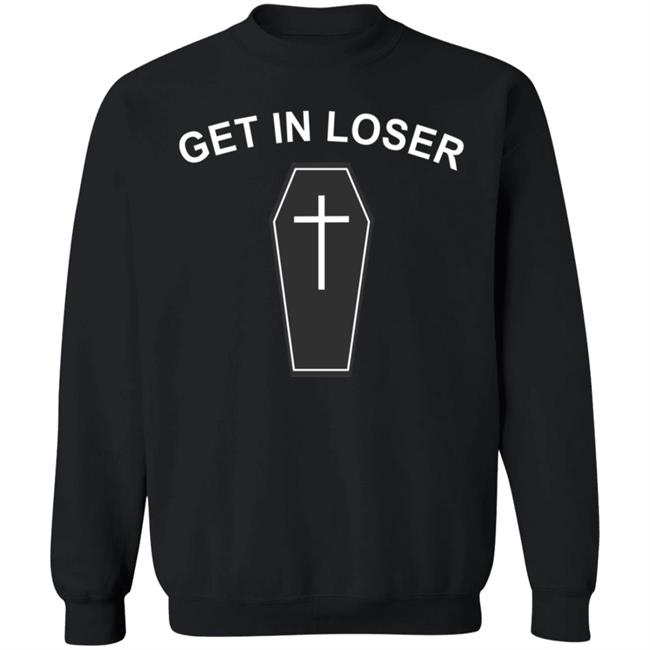 Get In Loser Hoodie Wicked Cat Clothing Hang - Get In Loser Hoodie Wicked Cat Clothing