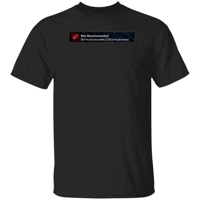 The Hard Times Store Not Recommended Shirt Hard Drive