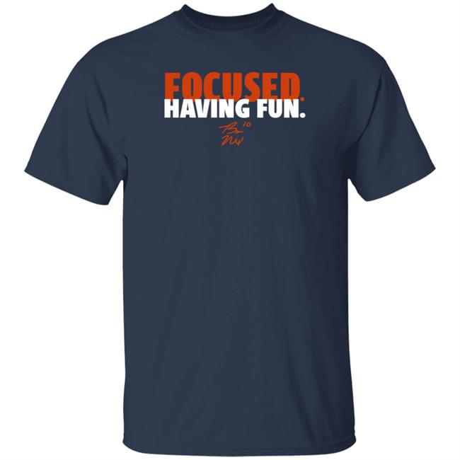 BreakingT Bo Nix Focused And Having Fun Shirt