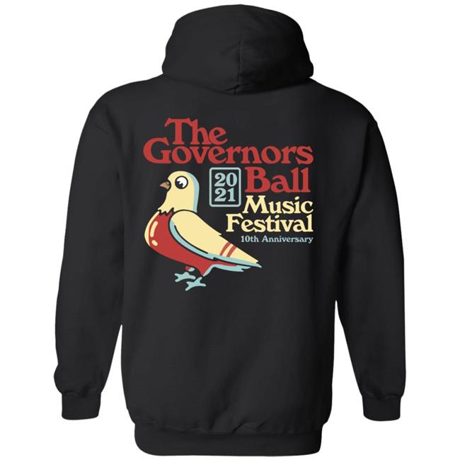 Gov Ball Merch Gb21 Bird Logo Pullover Hoodie