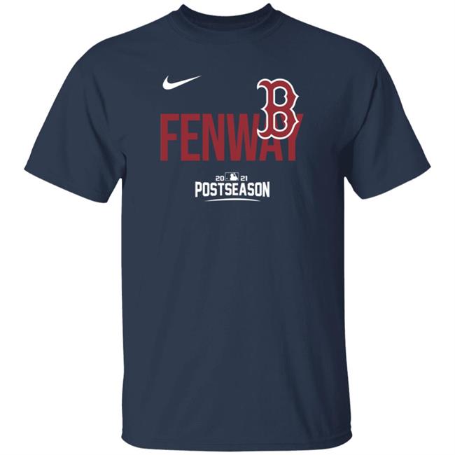 Red Sox Officially Licensed Gear Boston Red Sox 2021 Postseason Dugout T-Shirt Fenway Shirt